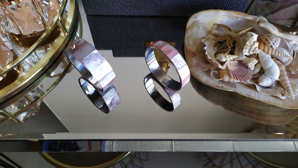 Lote de 2 pulseiras madre pérola NOVAS