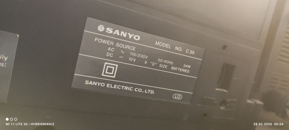 Radioodtwarzacz SANYO C35