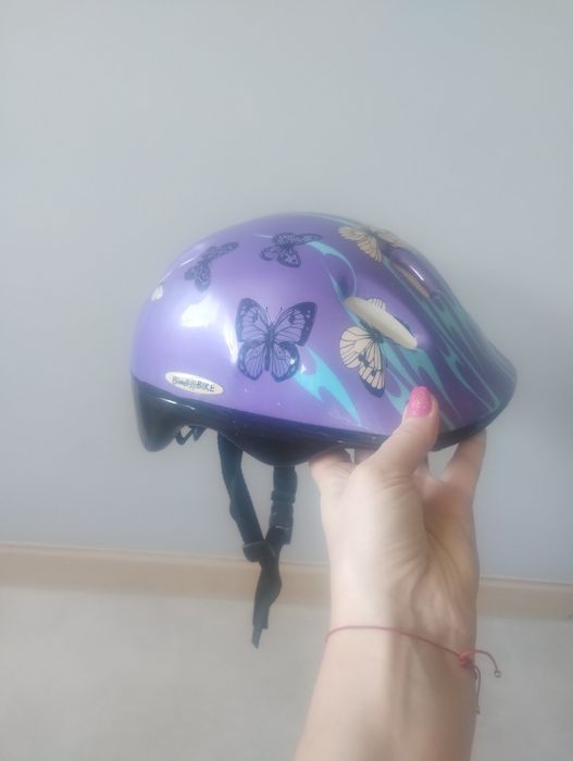 Kask rowerowy na dziewczynkę