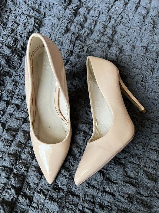 Туфлі лодочки пудрові