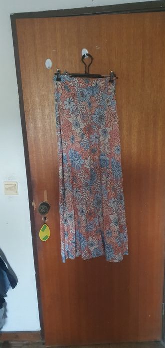 Conjunto saia comprida e tope