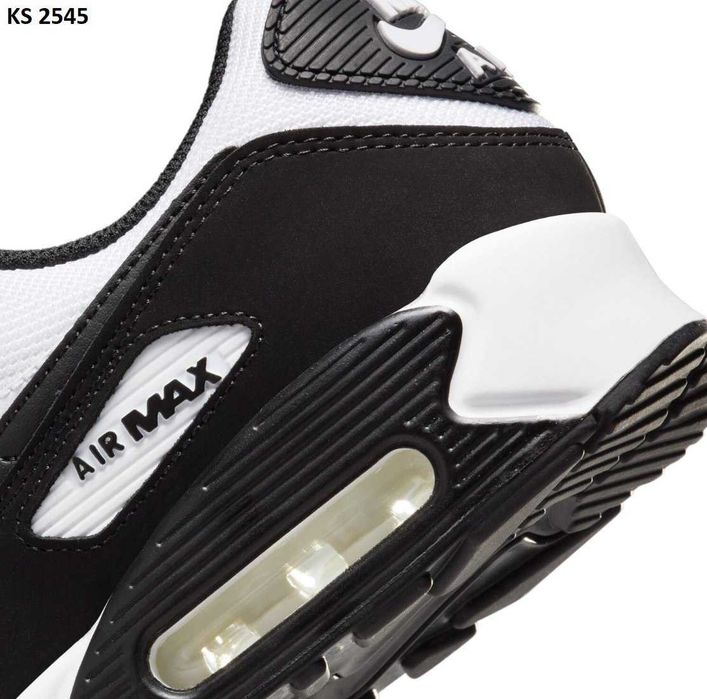Чоловічі кросівки Nike Air Max 90 "White/Black" Розміри 40-45