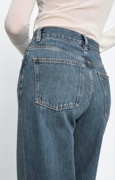 Джинси Massimo Dutti  середньої талії широкої форми