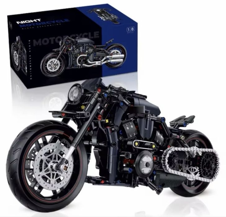 Мото конструктор в подарунковій коробці сумісний з лего