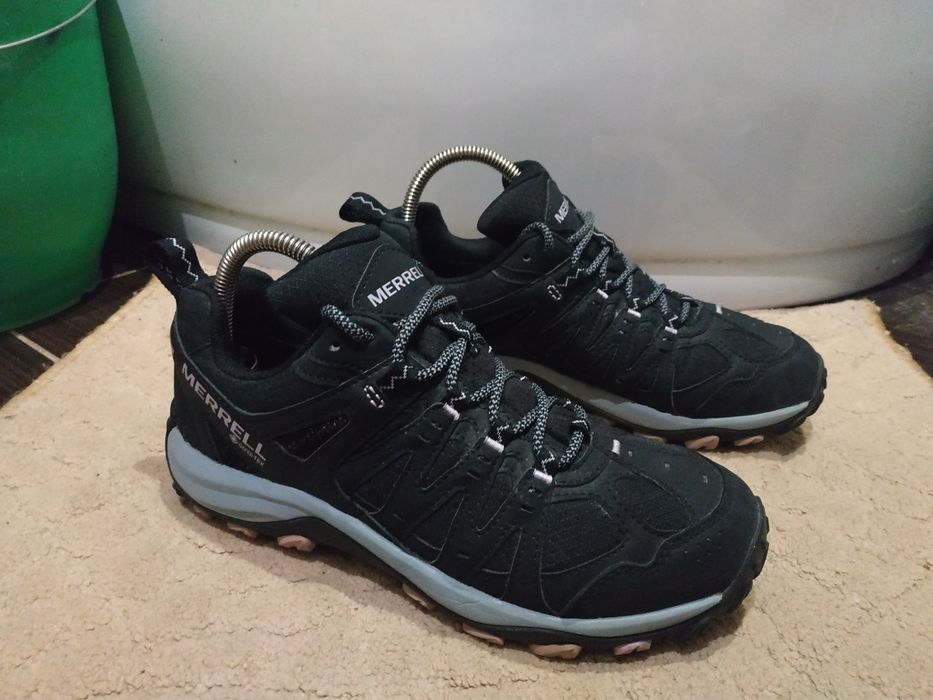 Женские кроссовки,ботинки merrell gore-tex водонепроницаемые black originals