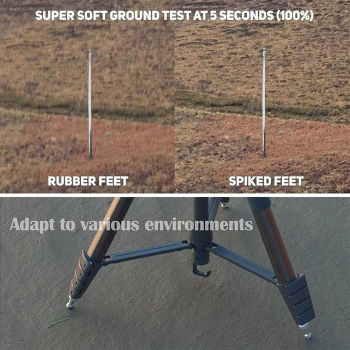 KINGJOY Statyw Do Aparatu Canon Nikon DSLR Lekki Aluminiowy 190 cm