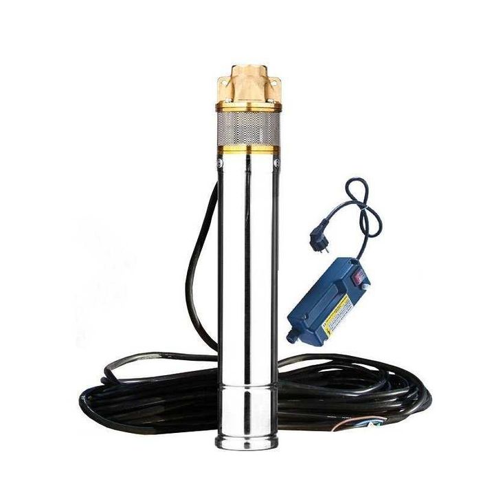 Pompa głębinowa do podlewania 4SKM 100 z kablem 20m + puszka 230V