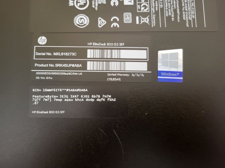 Системний блок HP 4 ядра core i5 6500/8Gb/128Gb SSD