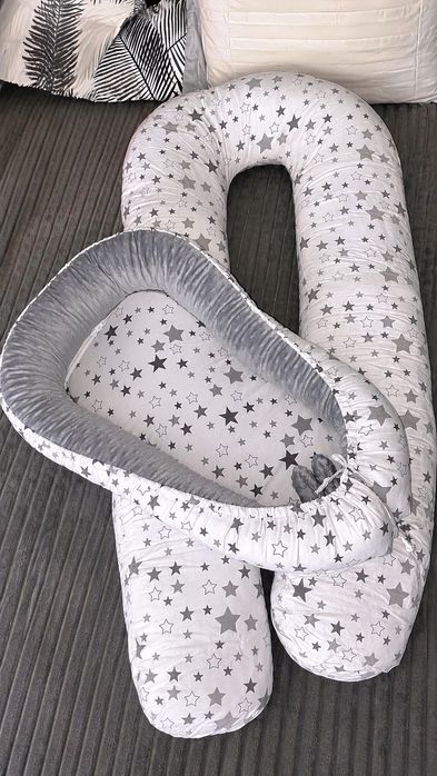 Кокон для новонародженого + подушка для вагітних U - подібна!