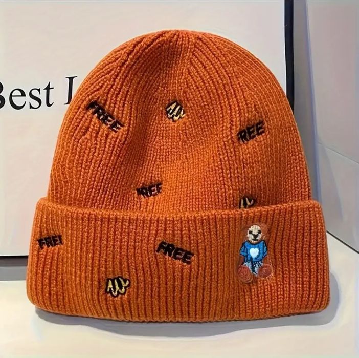 НОВА шапка дитяча  підліткова тепла в'язана рубчик