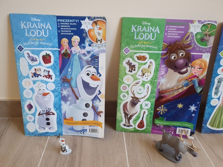 Zestaw Kraina Lodu Elsa i Anna gazetki i dodatki