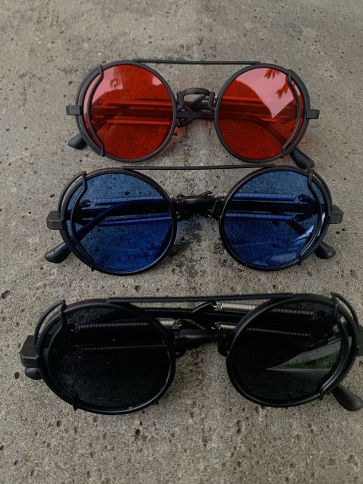 Вінтажні окуляри в 3х кольорах