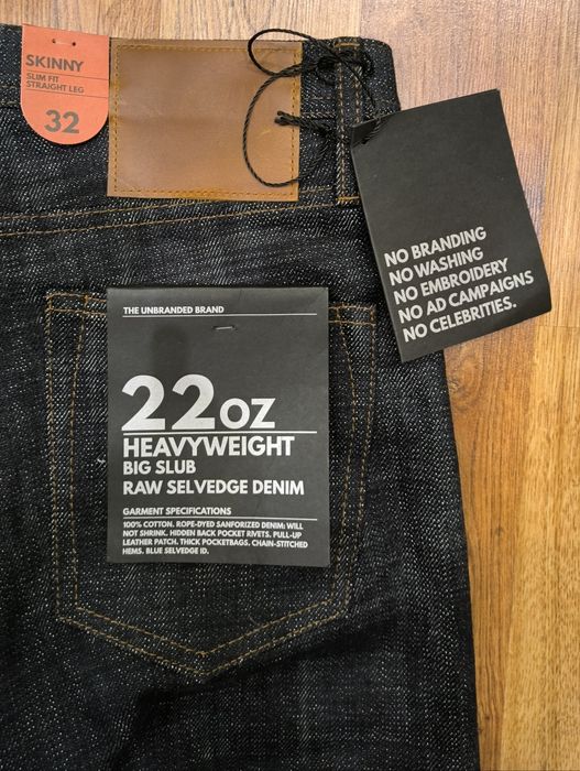 Джинсы мужские Unbranded 22oz унции очень плотные