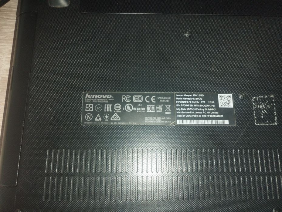 Laptop Lenovo ideapad 100-151BD