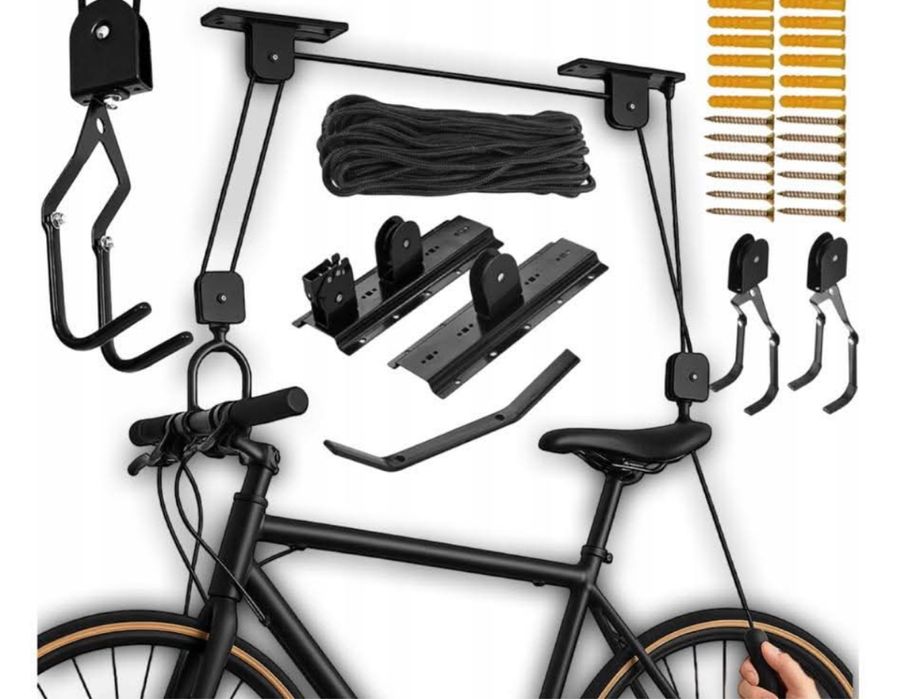 Wieszak sufitowy na rower UCHWYT WINDA DO ROWERU