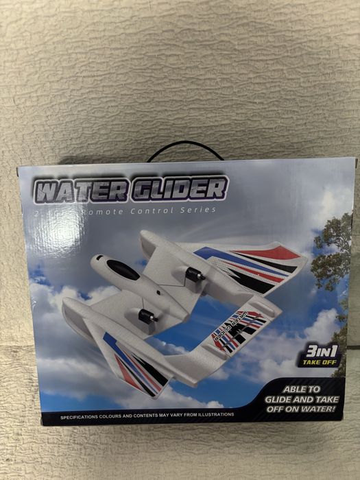 Water Glider 3 em 1 Telecomandado 2.4GHz – Água e Voo Novo