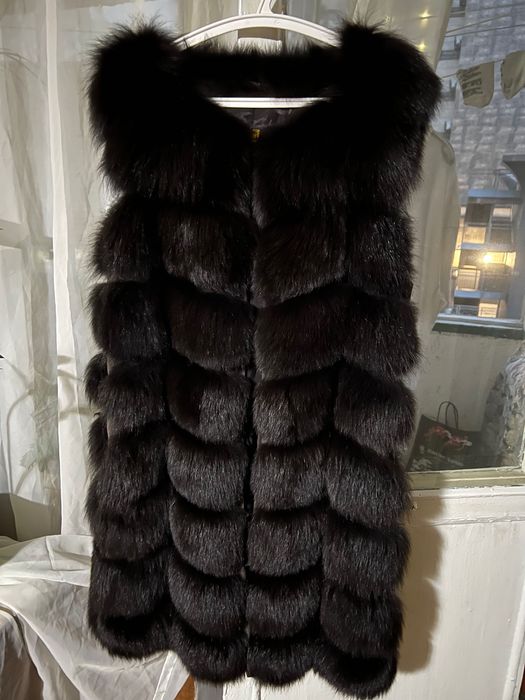 Жилетка натуральний песець