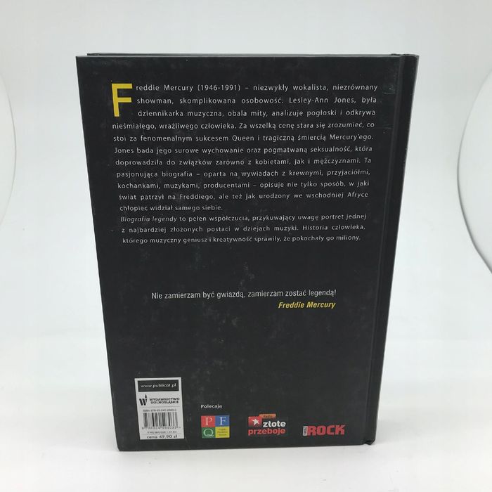 Książka - L. Jones - Freddie Mercury Biografia.