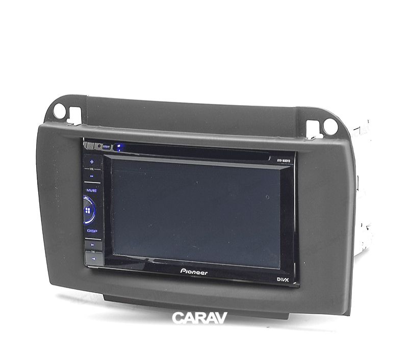 MOLDURA ADAPTADOR PRETO PARA RADIO 2-DIN MERCEDES W220 CLASE S