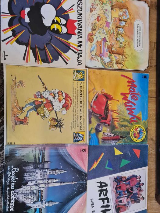 Kolekcjonerskie płyty winylowe dla dzieci - pamiątka PRL