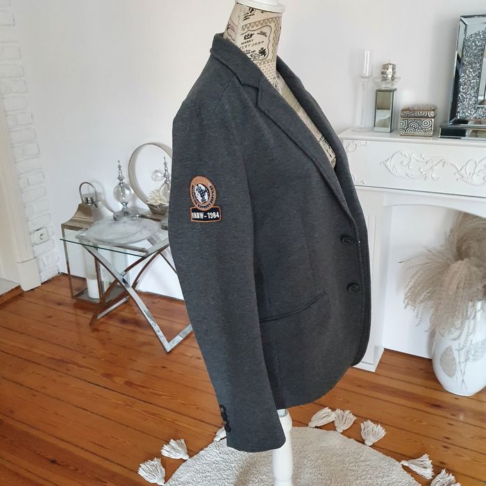 Marynarka męska popielata Desigual rozm. 52 L