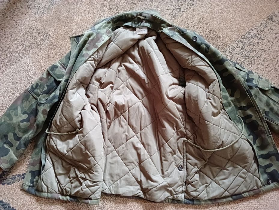 Kurtka wojskowa WZ 130 MON, rozm 92/166 z podpinką.