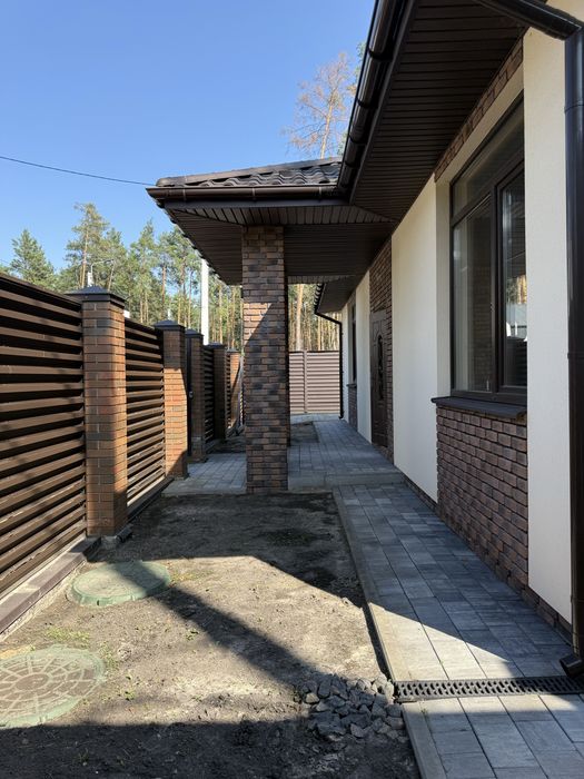 Одноповерховий будинок у Лісовій Бучі серед сосен, 4.7 сотки, газ, з керамоблоку