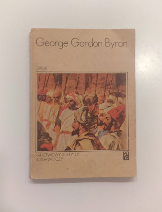 George Gordon Byron "Giaur" książka PRL