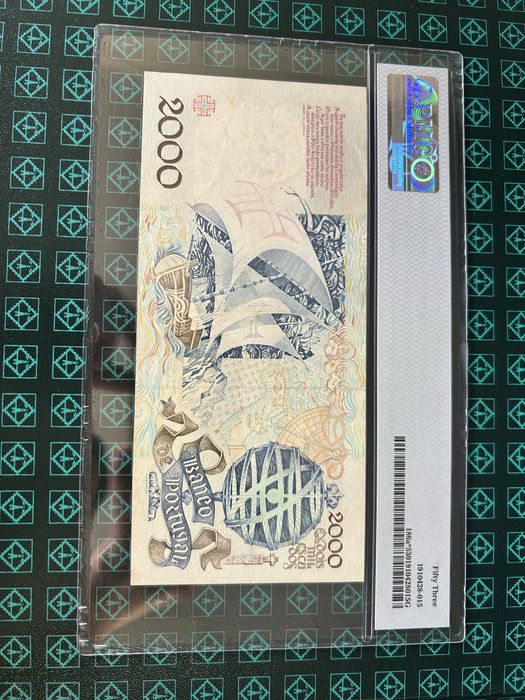 Nota 2000 escudos substituição 1991 PMG