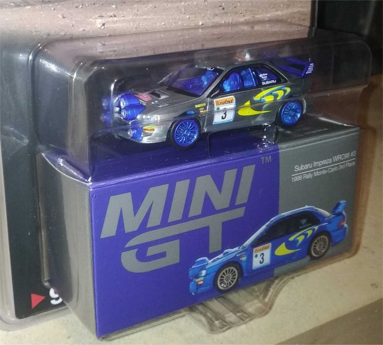Mini GT - Subaru Impreza WRC98 - 3º Rally de Monte Carlo 1998 - Colin McRae - CHASE