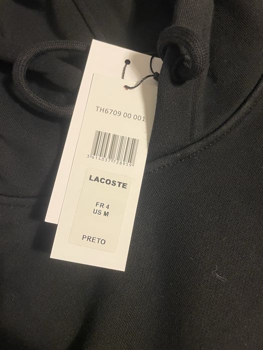 Sweat Preta da Lacoste