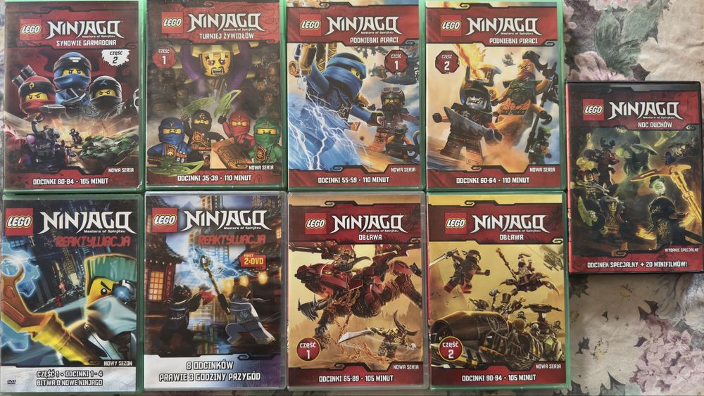 未来の選択 DVD SET1,2 LEGO Ninjago GDLS61012 Kompletna kolekcja + Mini zestaw 30086
