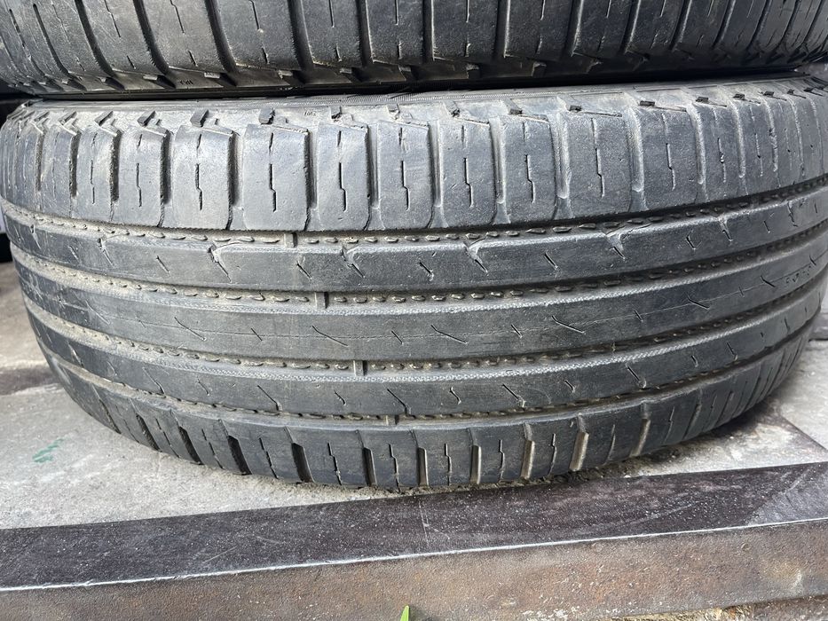 Шины 215/65 R16 Nokian Line SUV б/у пара лето  5мм U6