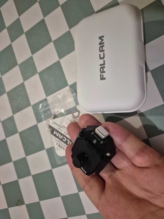 FALCAM F38 Kit de placa de libertação rápida V2, base e placa, adaptadores de 1/4'' & 3/8', liga de alumínio, design antiderrapante