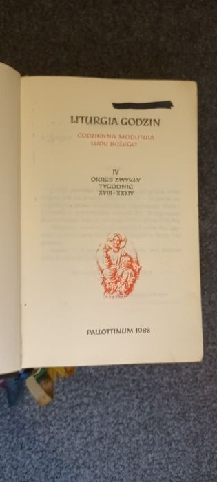 Liturgia Godzin  / IV Okres Zwykły / tyg. XVIII - XXXIV