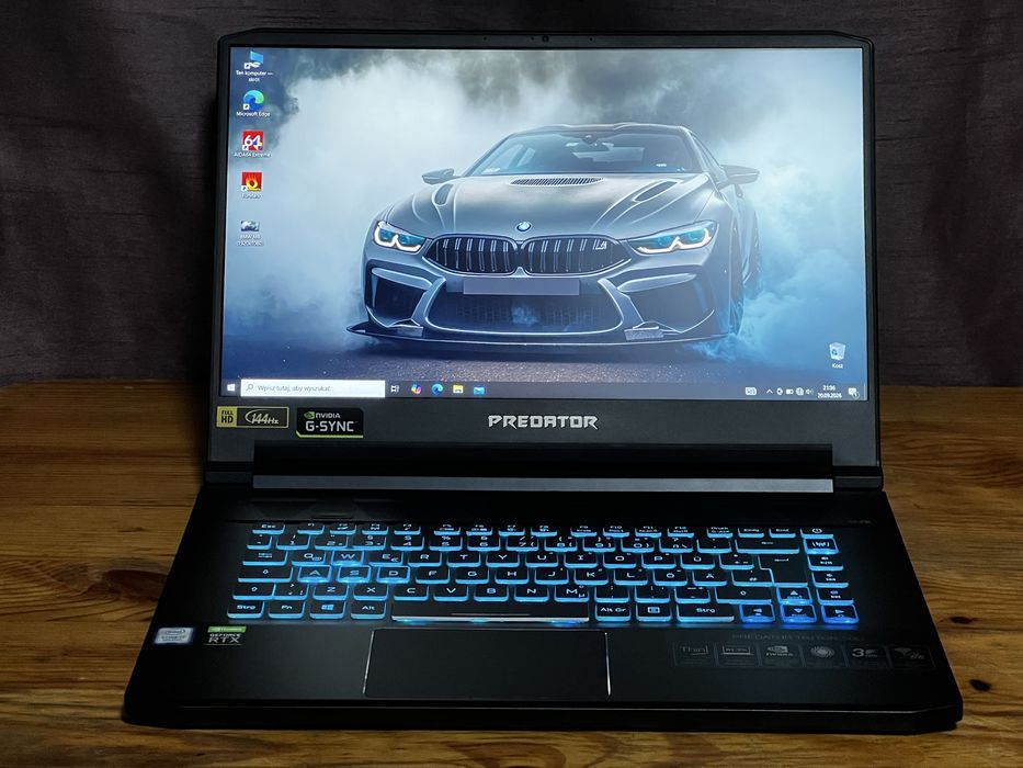 Acer Predator 15, RTX2080, 1tb ssd, I7 9750h