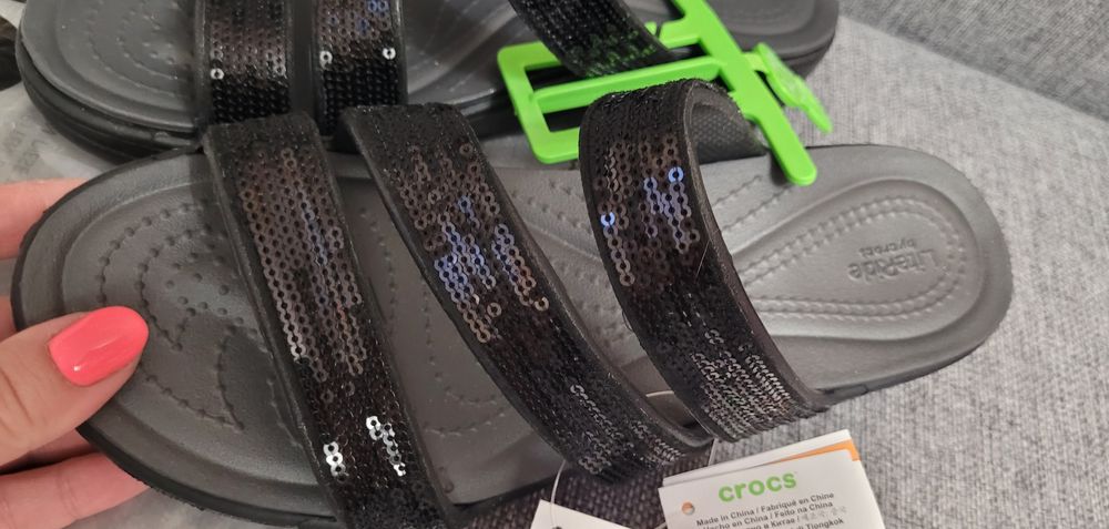 Crocs 7, 8, w8, crocs 38, жіночі крокси чорні Оригінал