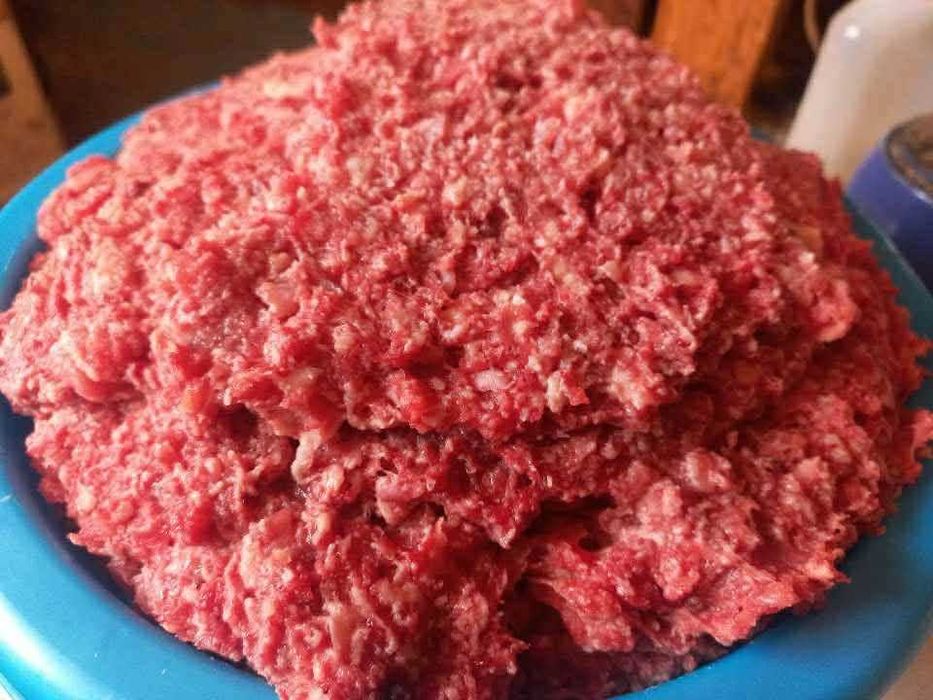 Mięso dla psa mrożone, świeże, karma