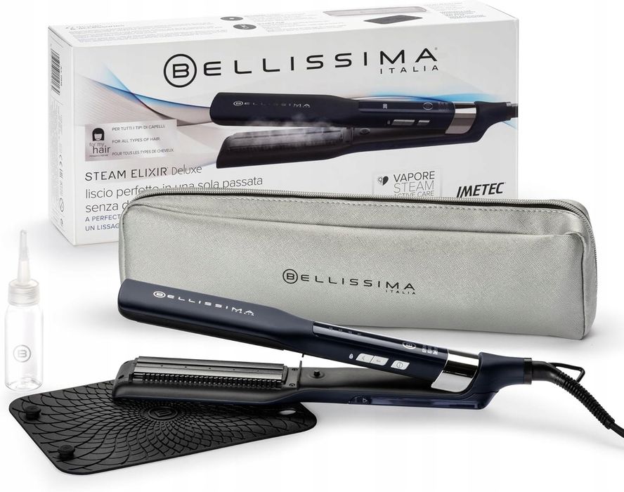 prostownica parowa bellissima steam elixir deluxe kompletna