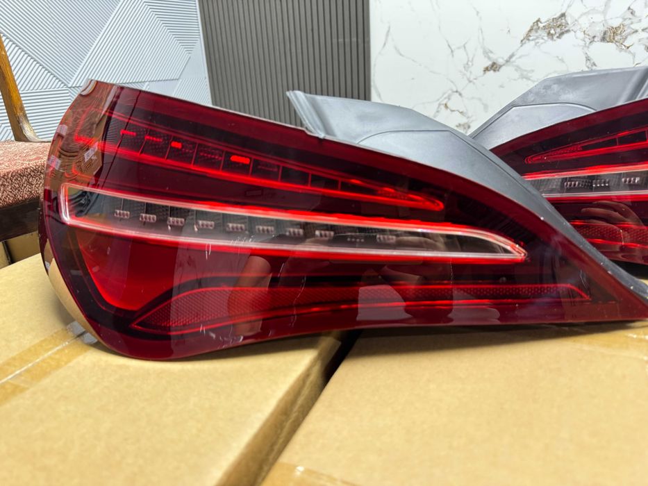 Задние фонари на Mercedes CLA C117 w117 led европа рестайлинг оптика мерседес стопи цла 117 рест Стопы
