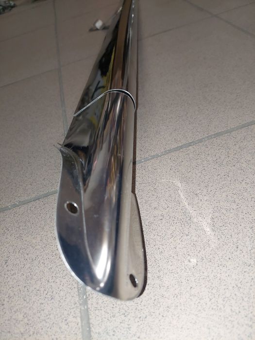 Oslony lancucha kpl rama wsk125 kos Gil bąk lelek inox pl JAKOŚĆ!