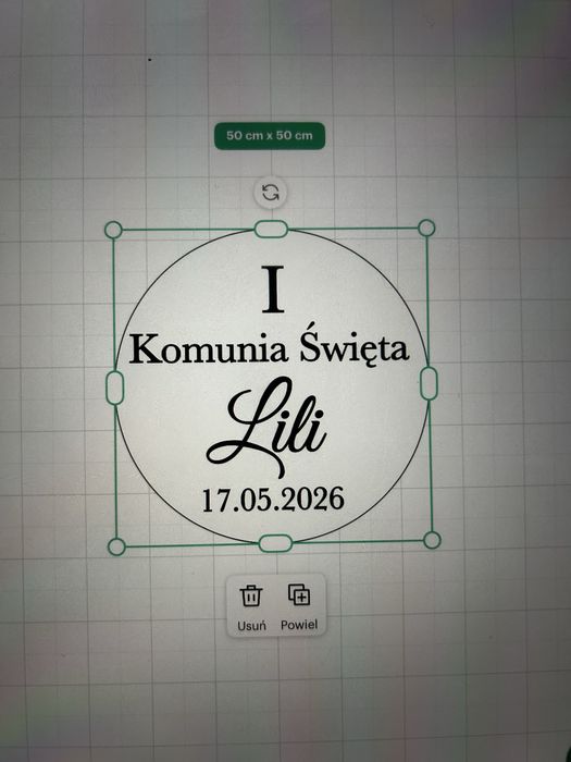 Personalizowane naklejki Monika R.