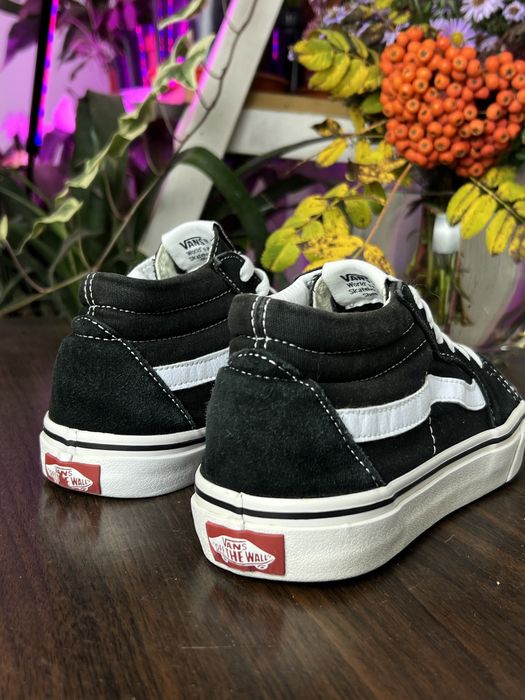 Vans Sk8-Mid old skool чорні замшеві 40 розмір