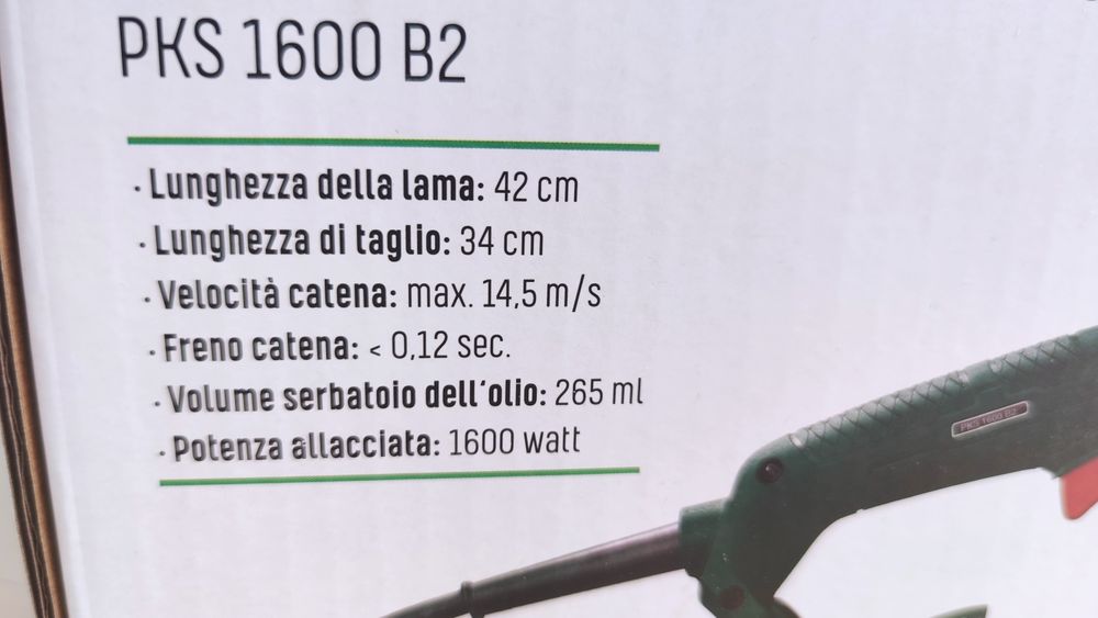 Motosserra elétrico 1600 w novo com garantia envio ao domicílio caract