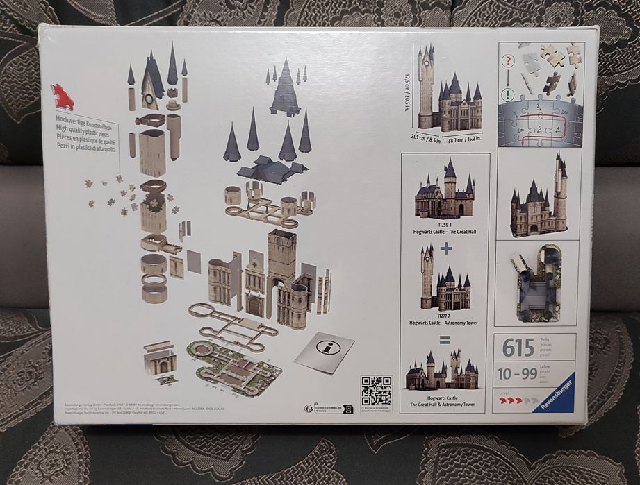 Ravensburger 3 d пазл Хогвартс 3D пазли Гаррі Поттер potter замок
