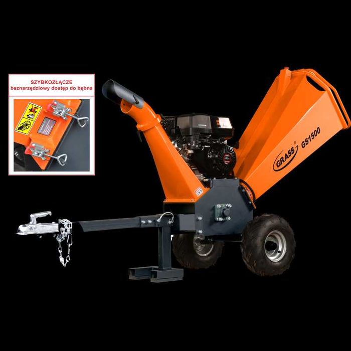 Rozdrabniacz spalinowy Grass GS1500, Transport, Gwarancja, Serwis, RATY 0%