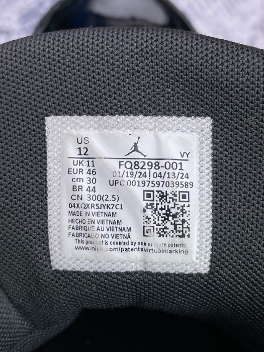 Buty Sportowe Jordan Max Aura 6 Czarny Rozmiar 46