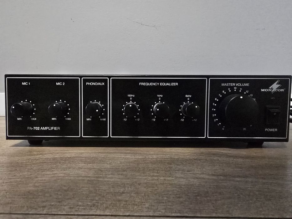Wzmacniacz amplituner Monacor PA-702