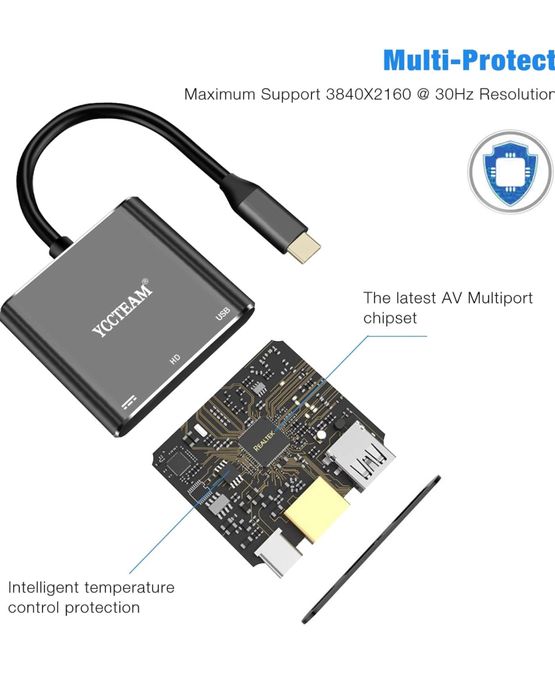 Stacja dokująca do TV HDMI 4K Nintendo OLED USB C