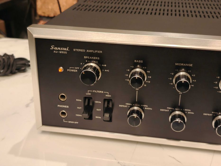 SANSUI AU-9500 ! Flagowy wzmacniacz VINTAGE ! MONSTER !